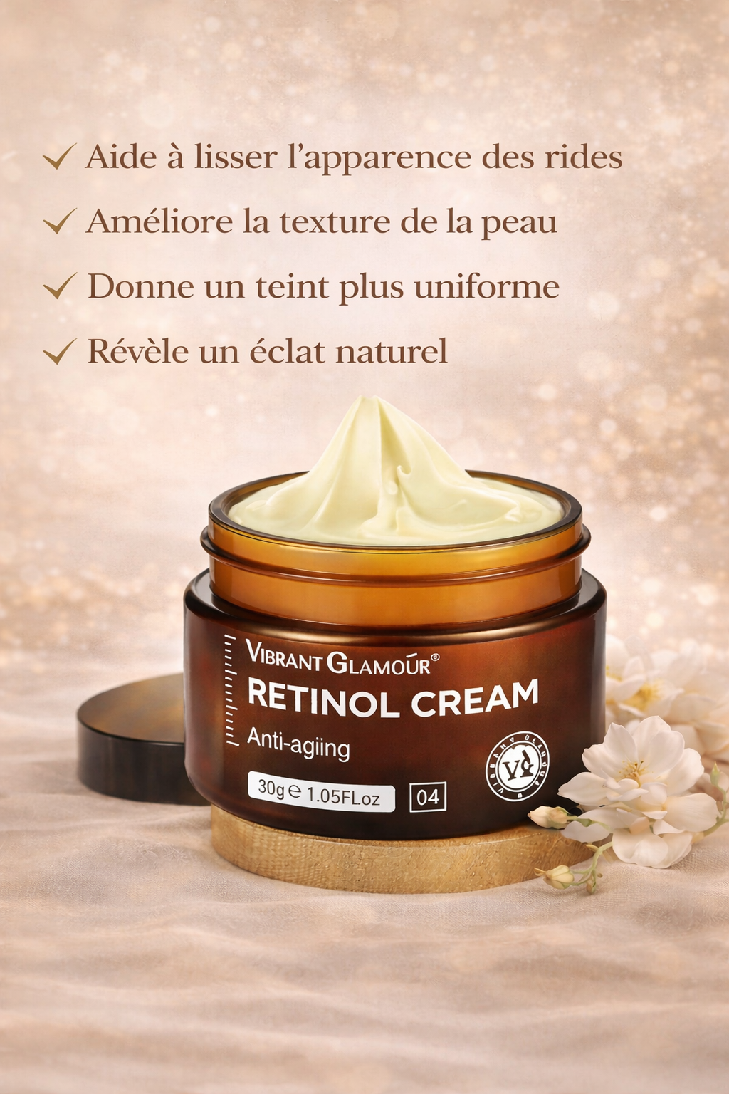 Crème au Rétinol Anti-Âge pour hommes et femmes ( Original ® )