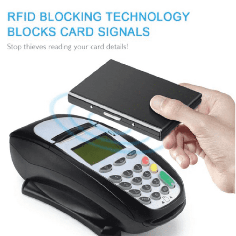 Porte-cartes RFID en Aluminium – Compact, Élégant et Pratique